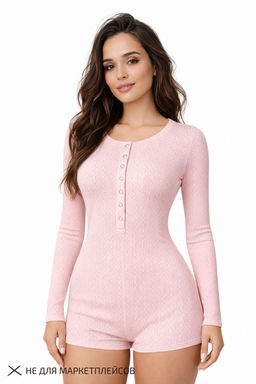 4308 ПЕРСИКОВЫЙ КОМБИНЕЗОН