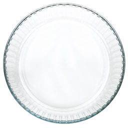 Форма стеклянная для запекания Рифленая 2,1л, круглая, д25,5см h5,7см термостекло, в цветной коробке (Китай) - Домашняя мода фото 2