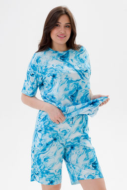 Костюм из кулирки унисекс дым бирюза - Амадэль фото 9