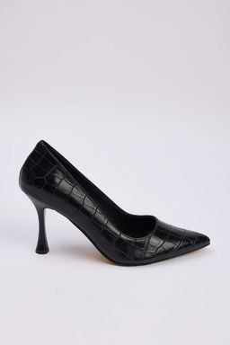 Siyah Kroko Desenli Sivri Burun Kad?n Klasik Ince Topuklu Stiletto Ayakkab?
TAKAW26TO00001 - Trendyolmilla фото 3