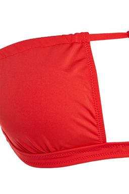 K?rm?z? Tek Omuz Cut Out/Pencereli Bikini Ustu TBESS23BU00339