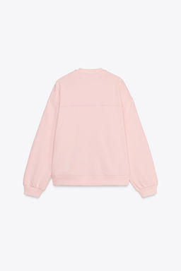 COTTON SWEATSHIRT WITH LABEL - Zara фото 6