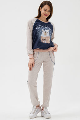 Костюм женский из футера Гамми индиго - Амадэль фото 13