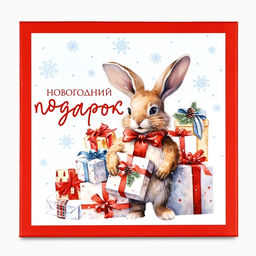 Набор новогодних подарочных коробок 10 в 1 Уютный Новый год, 10?10?628?28?15 см