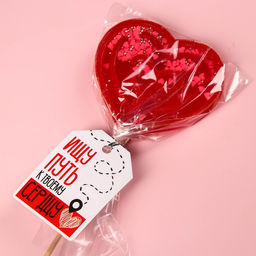 Леденец лабиринт Путь к твоему сердцу, вкус: клубника, 80 г. - Simaland фото 4