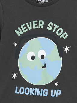 Bisiklet Yaka Erkek ?ocuk Pijama Tak?m?