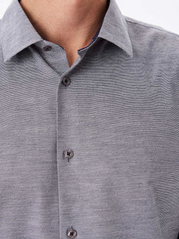 Сорочка мужская длинный рукав GREG 313/237/0615/ZN/1 STRETCH  фото 3