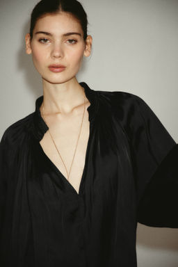 Blusa oversize con escote en V - H&m фото 8