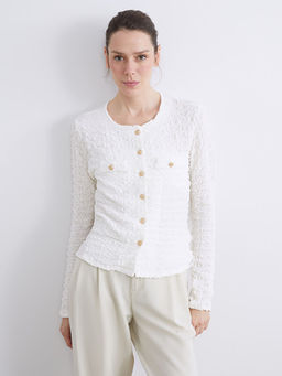 Bisiklet Yaka Dokulu Kad?n H?rka