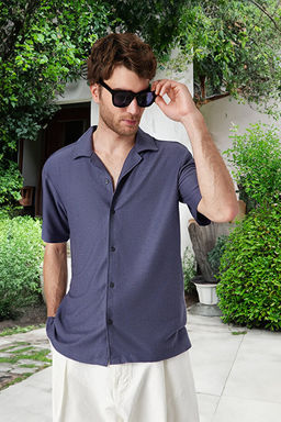 Indigo Relaxed Fit Apa_ Yaka G_mlek TMNSS24GO00017