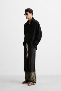 JACQUARD LINEN/COTTON SHIRT - Zara фото 4