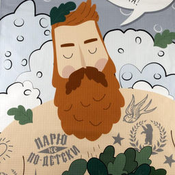 Полотенце Парю не по-детски 70х146 см, 100% хлопок 160гр/м2 - Этель фото 4