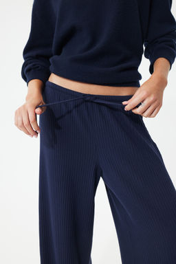 Pantal?n amplio en punto de canal? - H&m фото 7