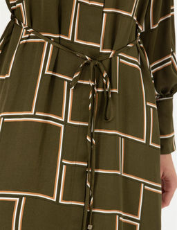 Kahverengi Comfort Fit Dokuma Elbise - Pierre cardin фото 7