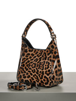 LACCOMA сумка Q8032-1-леопард бежевый натуральная кожа полиэстер фото 4