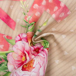 Дорожка на стол Этель Пионы 30х70 см, 100% хлопок, саржа 190 гр/м2  фото 5