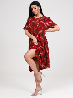 47 ПЛАТЬЕ ЖЕНСКОЕ (Красный) - А-дина фото 4