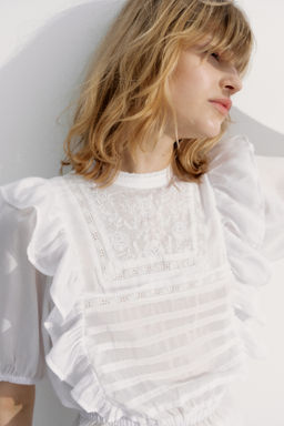 Blusa bordada - H&m фото 3