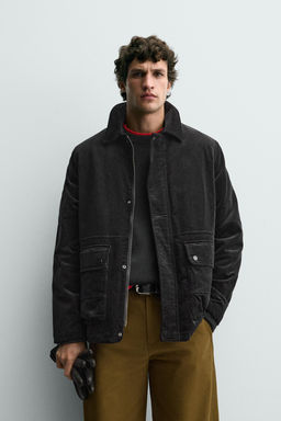 CORDUROY JACKET WITH POCKETS - Zara фото 2