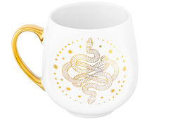 Кружка 530 мл 13,5*10,5*10,7 см Созвездие змеи золотая на белом, NEW BONE CHINA - Elan gallery фото 5