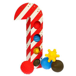 Подарочный набор развивающих тактильных мячиков «Леденец» 4 шт., Крошка Я