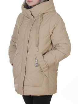 YR-6612 BEIGE Куртка зимняя женская (150 гр. холлофайбер)