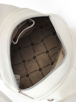 LACCOMA рюкзак Кэрри-белый эко кожа хлопок