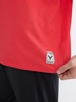 Bisiklet Yaka Erkek Spor Ti??rt