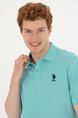 Мужская мятная футболка-поло Неожиданная скидка в корзине - U.s. polo assn фото 9