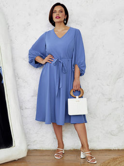 Платье 0327-1а тёмно-голубой - Aquarell фото 20