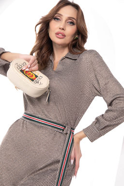 Платье Офис Леди (беж) П8172 - Lt collection фото 3