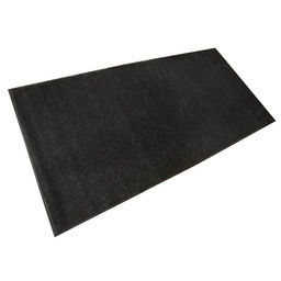 Коврик придверный влаговпитывающий, ребристый, «Стандарт», 120×250 см, чёрный