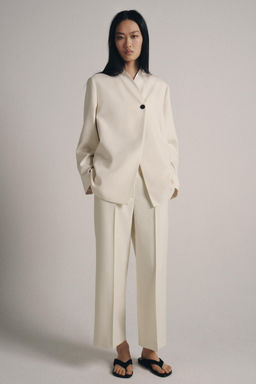 BLAZER CRUZADA ZW COLLECTION / Beige claro - Zara фото 7