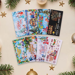 Конверт для денег «Счастливого Нового Года!» 16×8 см, 8 штук