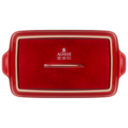 ФОРМА ДЛЯ ЗАПЕКАНИЯ REACTIVE RED 32*18*7 СМ 1800 МЛ - Agness фото 2