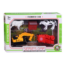 Набор машин "Юный фермер" в коробке