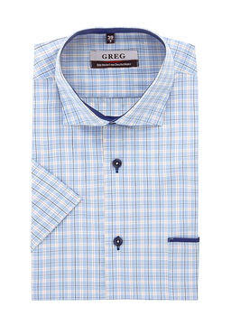 Сорочка мужская короткий рукав GREG 255/109/523/Z/1  фото 2