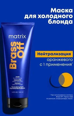 Маска Холодный блонд Brass Off, 200 мл