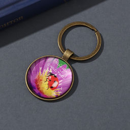 Набор: брелок для ключей и значок для одежды, рюкзак Душа цветёт, 6?11 см