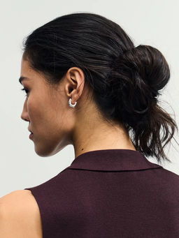 Серьги геометричной формы / Zarina  фото 4