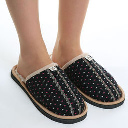 Тапочки-шлепанцы арт.4010-04 МАКО черная мушка