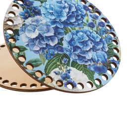 Заготовка для декорирования Love2art ДВ-02 Набор донышек для вязания Матовый фанера d 15 см х 0.4 см 2 шт 10 Лавандовая история  фото 20