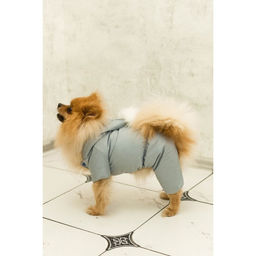 Комбинезон зимний для животных, флисовый подклад, 3XL (ДС 36-38, ОШ 36-37, ОГ 48-52), серый - Simaland фото 12