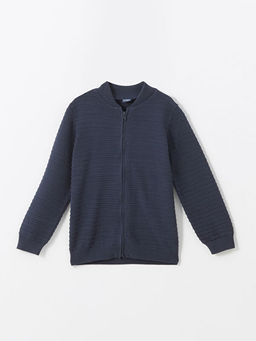 Bisiklet Yaka Dokulu Erkek ?ocuk Triko H?rka