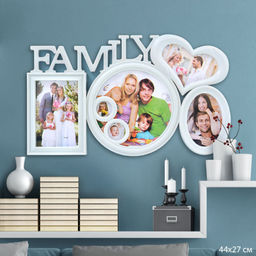 Фоторамка коллаж Семья 44х27 см / PF505B /уп 24/4 фото