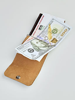 YK Зажим для денег с 2 кнопками 627 - Barez фото 8