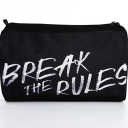 Сумка спорт Break the rules, 40*24*21, отд на молнии, черный - Nazamok фото 8
