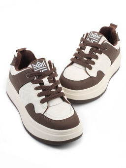 04-PDH336-3 BROWN Кроссовки демисезонные женские (натуральная кожа, нубук)