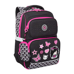 RAn-588-2 Рюкзак школьный с чехлом для мелочей - Grizzly фото 2