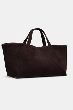 ELONGATED SUEDE TOTE BAG - Zara фото 7